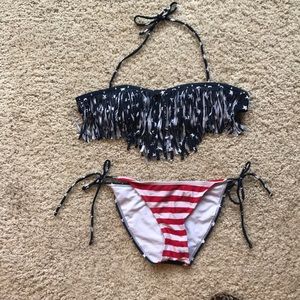USA America bikini set size m